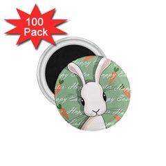 Easter Bunny  1 75  Magnets (100 Pack)  by Valentinaart