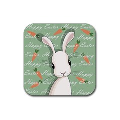 Easter Bunny  Rubber Coaster (square)  by Valentinaart