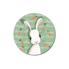 Easter Bunny  Magnet 3  (round) by Valentinaart