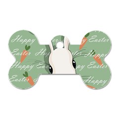 Easter Bunny  Dog Tag Bone (one Side) by Valentinaart