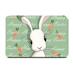 Easter Bunny  Small Doormat  by Valentinaart