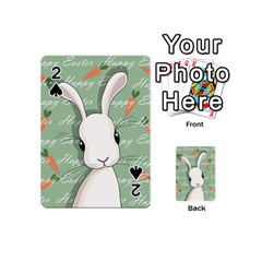 Easter Bunny  Playing Cards 54 (mini)  by Valentinaart