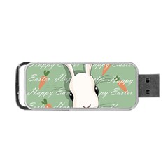 Easter Bunny  Portable Usb Flash (one Side) by Valentinaart