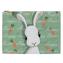 Easter Bunny  Cosmetic Bag (xxl)  by Valentinaart