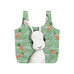 Easter Bunny  Full Print Recycle Bags (s)  by Valentinaart