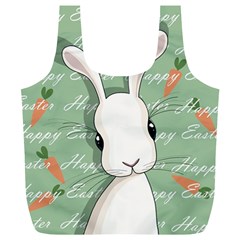 Easter Bunny  Full Print Recycle Bags (l)  by Valentinaart