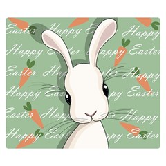 Easter Bunny  Double Sided Flano Blanket (small)  by Valentinaart