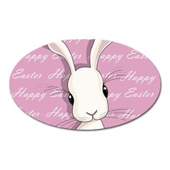 Easter Bunny  Oval Magnet by Valentinaart