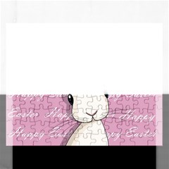 Easter Bunny  Rectangular Jigsaw Puzzl by Valentinaart