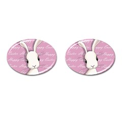 Easter Bunny  Cufflinks (oval) by Valentinaart