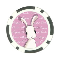 Easter Bunny  Poker Chip Card Guard by Valentinaart