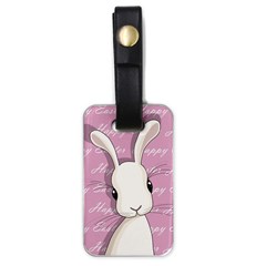 Easter Bunny  Luggage Tags (one Side)  by Valentinaart