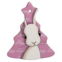 Easter Bunny  Christmas Tree Ornament (two Sides)