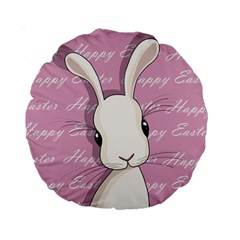 Easter Bunny  Standard 15  Premium Round Cushions by Valentinaart