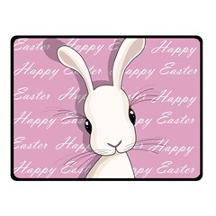 Easter Bunny  Double Sided Fleece Blanket (small)  by Valentinaart