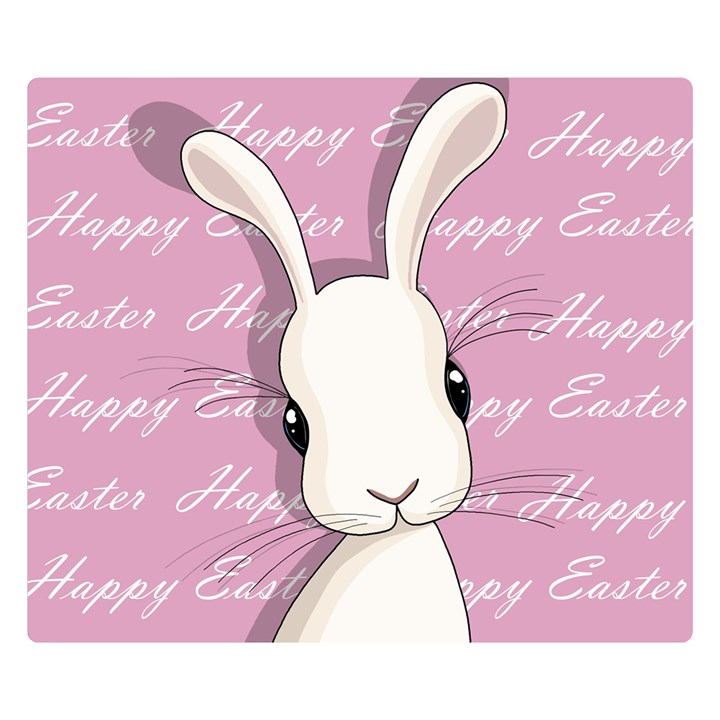 Easter bunny  Double Sided Flano Blanket (Small) 