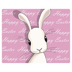 Easter Bunny  Double Sided Flano Blanket (medium)  by Valentinaart