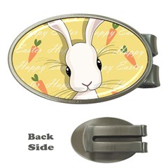 Easter Bunny  Money Clips (oval)  by Valentinaart