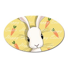 Easter Bunny  Oval Magnet by Valentinaart