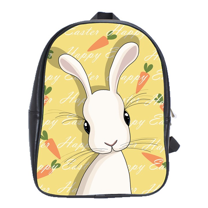 Easter bunny  School Bag (Large)