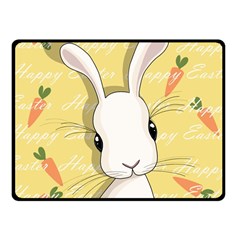 Easter Bunny  Fleece Blanket (small) by Valentinaart