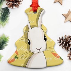 Easter Bunny  Ornament (christmas Tree)  by Valentinaart