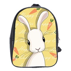 Easter Bunny  School Bag (xl) by Valentinaart