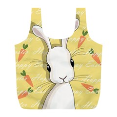 Easter Bunny  Full Print Recycle Bags (l)  by Valentinaart