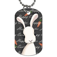 Easter Bunny  Dog Tag (one Side) by Valentinaart