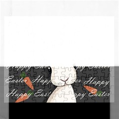 Easter Bunny  Rectangular Jigsaw Puzzl by Valentinaart