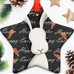 Easter bunny  Star Ornament (Two Sides) Front