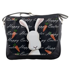 Easter Bunny  Messenger Bags by Valentinaart