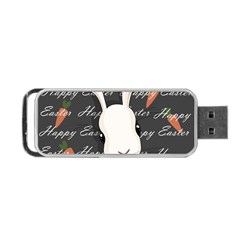 Easter Bunny  Portable Usb Flash (one Side) by Valentinaart