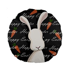 Easter Bunny  Standard 15  Premium Round Cushions by Valentinaart