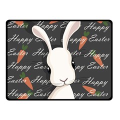 Easter Bunny  Double Sided Fleece Blanket (small)  by Valentinaart