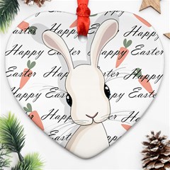 Easter bunny  Ornament (Heart)