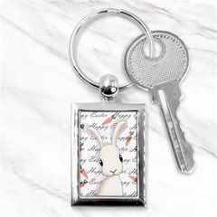 Easter Bunny  Key Chains (rectangle)  by Valentinaart