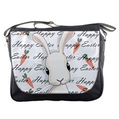 Easter Bunny  Messenger Bags by Valentinaart