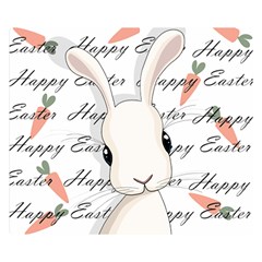 Easter Bunny  Double Sided Flano Blanket (small)  by Valentinaart