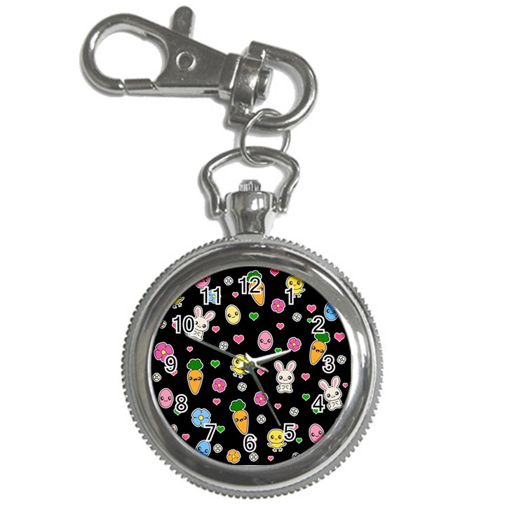 Easter Kawaii Pattern Key Chain Watches