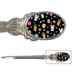 Easter Kawaii Pattern Letter Openers by Valentinaart