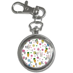 Easter Kawaii Pattern Key Chain Watches by Valentinaart