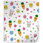 Easter Kawaii Pattern Canvas 8  x 10  8.15 x9.66  Canvas - 1