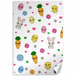 Easter Kawaii Pattern Canvas 20  x 30   19.62 x28.9  Canvas - 1