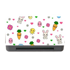 Easter Kawaii Pattern Memory Card Reader With Cf by Valentinaart