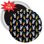 Easter Kawaii Pattern 3  Magnets (10 pack)  Front