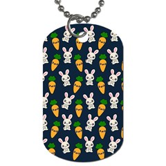 Easter Kawaii Pattern Dog Tag (one Side) by Valentinaart