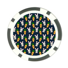 Easter Kawaii Pattern Poker Chip Card Guard by Valentinaart