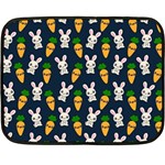 Easter Kawaii Pattern Double Sided Fleece Blanket (Mini)  35 x27  Blanket Front