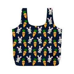 Easter Kawaii Pattern Full Print Recycle Bags (m)  by Valentinaart